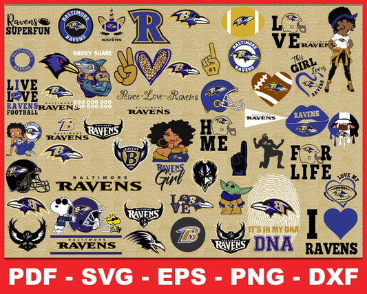 Baltimore Ravens Svg , Football Team Svg 53