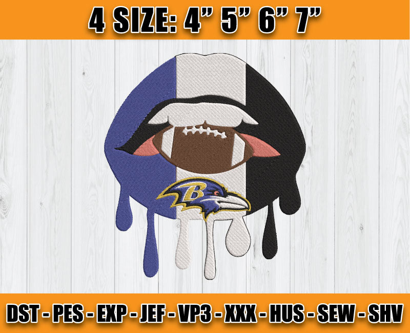 Ravens Embroidery, NFL Ravens Embroidery, NFL Machine Embroidery Digital 53