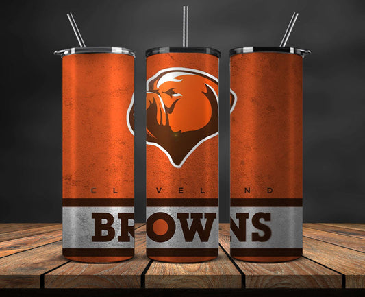 Team Browns Sports Tumbler , Football Tumbler Wrap 53