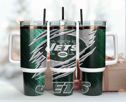 New York Jets Tumbler 40oz Png, 40oz Tumler Png 55