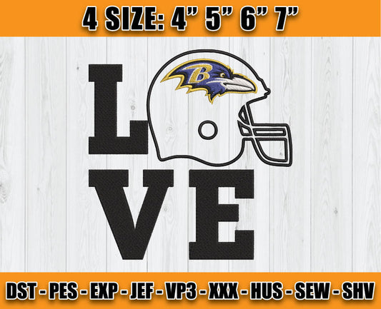 Ravens Embroidery, NFL Ravens Embroidery, NFL Machine Embroidery Digital 55