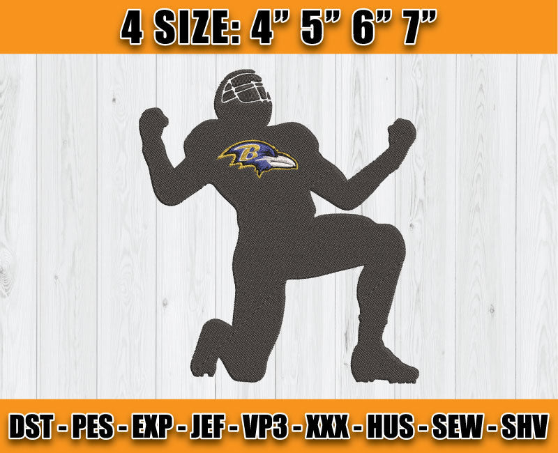 Ravens Embroidery, NFL Ravens Embroidery, NFL Machine Embroidery Digital 59