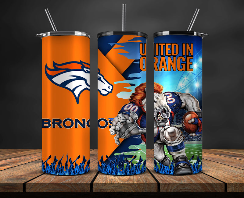 Denver Broncos Tumbler, Broncos Logo, Mascot Football Png 05