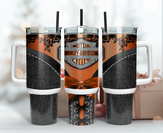 Harley Davidson Tumbler Wrap 40oz, Harley Davidson Tumbler Png 05