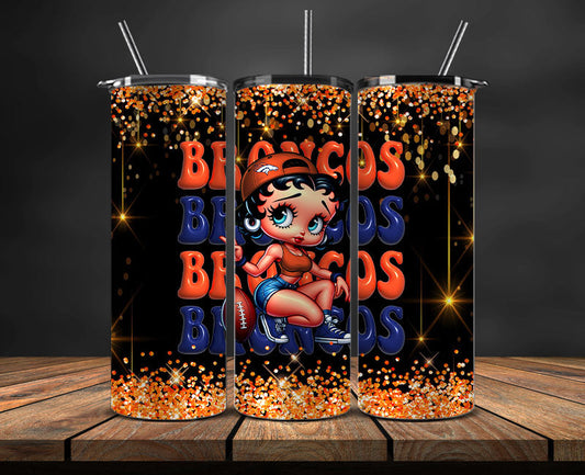 Denver Broncos Tumbler Wraps, NFL Tumbler Wrap By AI, AI Tumbler Wrap 5