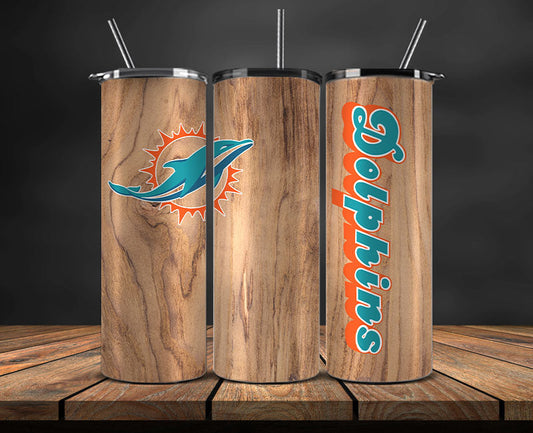 Miami Dolphins Tumbler Wrap, NFL Logo Tumbler Png, NFL Design Png-62