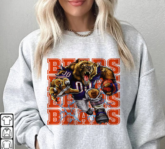 Chicago Bears Football Sweatshirt png ,  T-Shirt Png, NFL T-Shirt Design 66