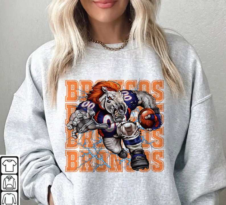 Denver Broncos Football Sweatshirt png ,  T-Shirt Png, NFL T-Shirt Design 69