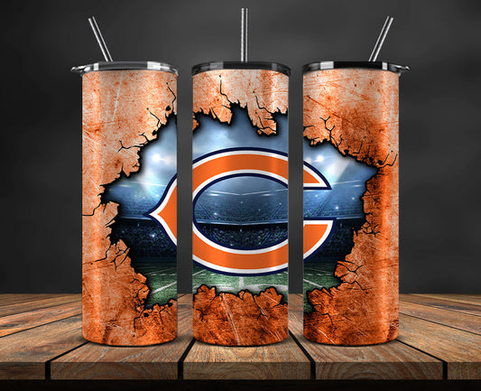 Chicago Bears Tumbler, Bears Logo,  NFL, NFL Teams, NFL Logo, NFL Football Png 06