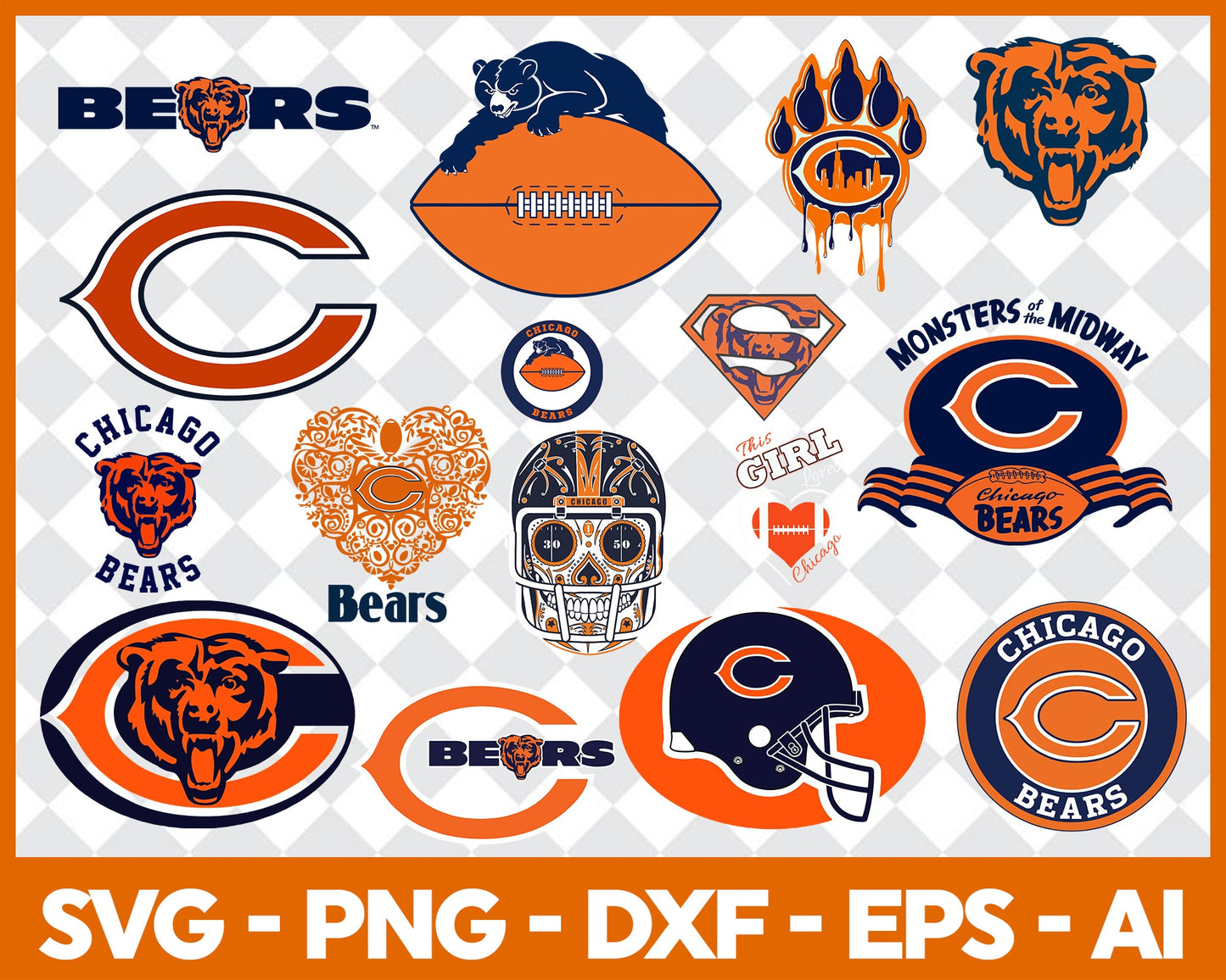 Chicago Bears Svg ,Football Team Svg 70