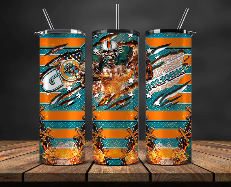 Miami Dolphins Tumbler, Dophins Logo, NFL, NFL Teams, NFL Logo, NFL Football Png 72