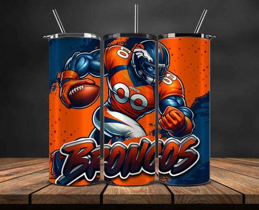 Denver Broncos Tumbler Wrap, NFL Tumbler Wrap By AI, AI Tumbler Wrap 74