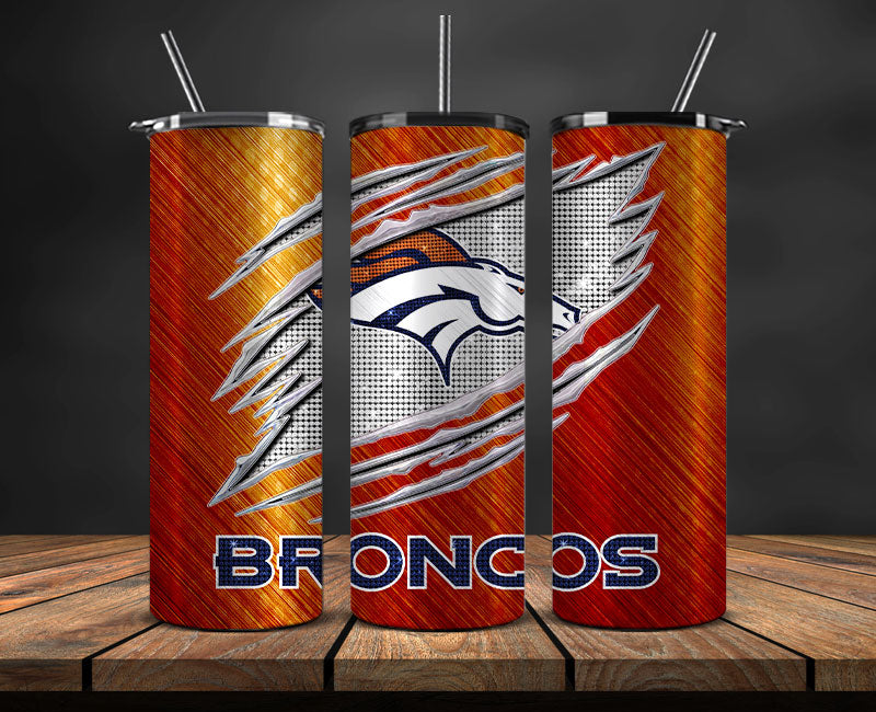 Denver Broncos Tumbler Wraps ,Broncos Logo, Nfl Tumbler Png 74