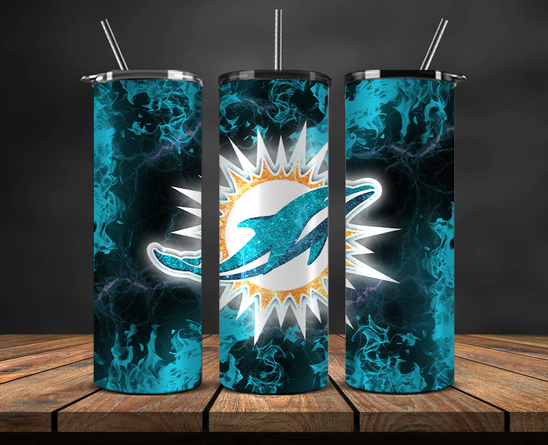 Miami Dolphins Tumbler, Dolphins Logo Tumbler ,NFL Season 2023, Design 83