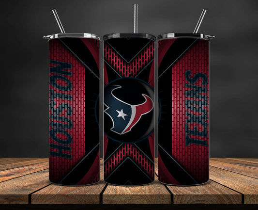 Houston Texans Tumbler Wrap, NFL Logo Tumbler Png, NFL Design Png-84