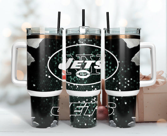 New York Jets Tumbler 40oz Png, 40oz Tumler Png 87