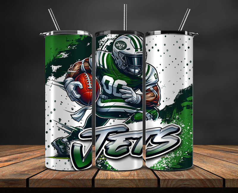 New York Jets Tumbler Wrap, NFL Tumbler Wrap By AI, AI Tumbler Wrap 89