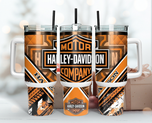 Harley Davidson Tumbler Wrap 40oz, Harley Davidson Tumbler Png 08