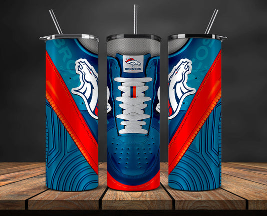 Denver Broncos Tumbler Wrap, NFL Sneaker Tumbler Wrap  08