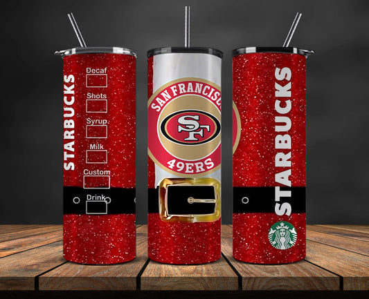 San Francisco 49ers Christmas Tumbler Png,NFL Merry Christmas Png, NFL Christmas Tumbler Wrap 93