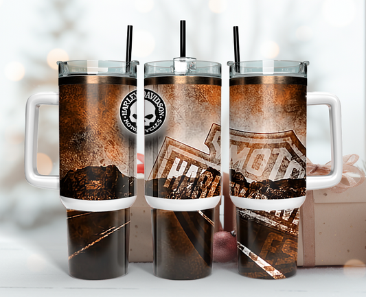 Harley Davidson Tumbler Wrap 40oz, Harley Davidson Tumbler Png 09